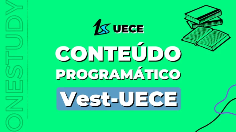 Conteúdo programático Vestibular UECE - o que estudar no Vestibular UECE, o que cai no vestibular UECE, o que cai na prova do vestibular da UECE