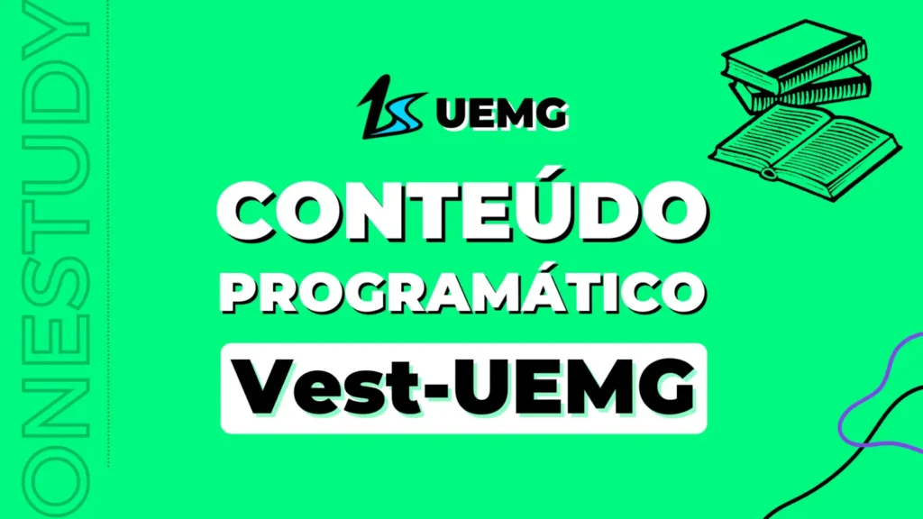 Conteúdo programático Vestibular UEMG - o que estudar no Vestibular UEMG, o que cai no vestibular UEMG, o que cai na prova do vestibular da UEMG