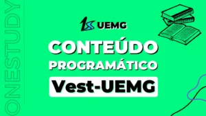 Conteúdo programático Vestibular UEMG - o que estudar no Vestibular UEMG, o que cai no vestibular UEMG, o que cai na prova do vestibular da UEMG