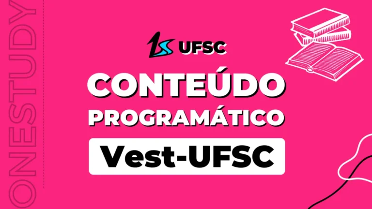 Conteúdo programático Vestibular UFSC - o que estudar no Vestibular UFSC, o que cai no vestibular UFSC, o que cai na prova do vestibular da UFSC