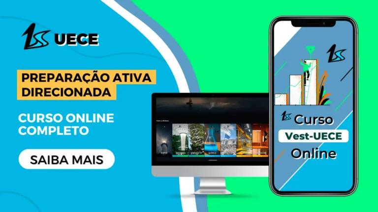 Curso Online Vestibular UECE - Cursinho Online Pré-Vestibular UECE - Curso Online Estadual do Ceará - Vestibular UECE