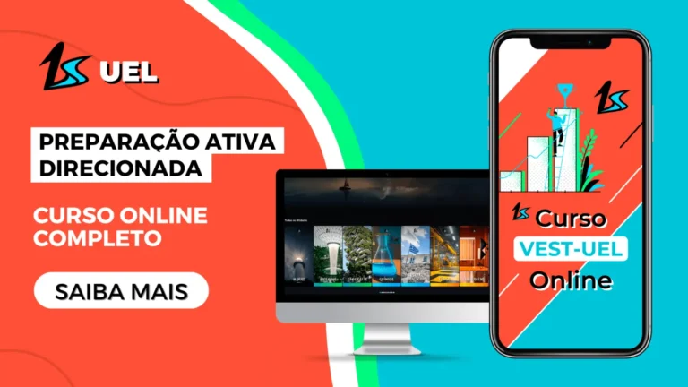 Curso Online Vestibular UEL - Cursinho Online Pré-Vestibular UEL - Curso Online Estadual de Londrina - Vestibular UEL