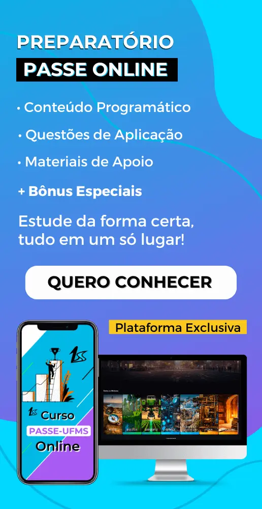 Curso Online PASSE UFMS - cursinho completo online