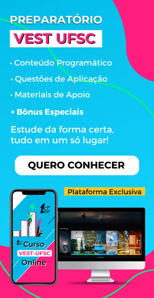 Preparatório Online Vestibular UFSC - Cursinho Online Completo Atualizado Vestibular UFSC